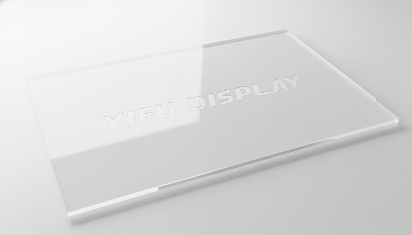 Laser Engraving on Acrylic Display