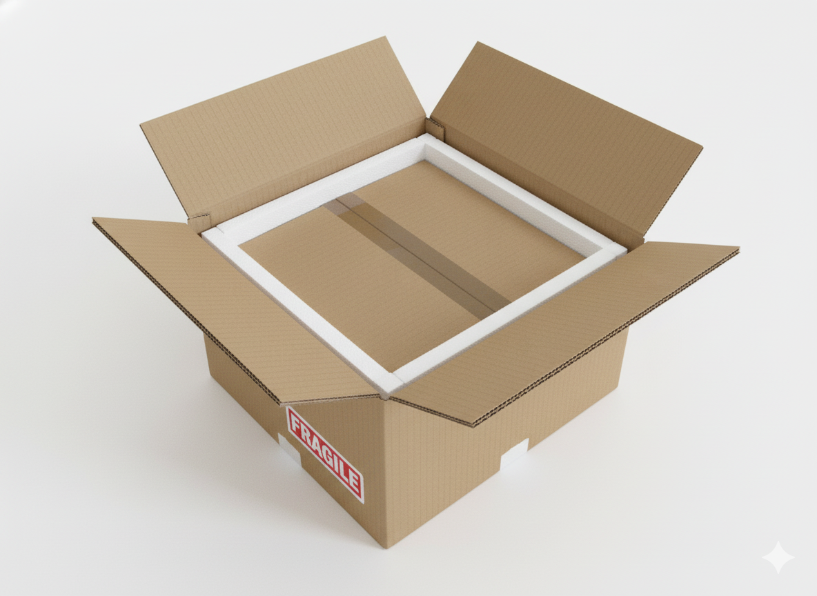 Premium jewelry display packaging with protective EPE foam and hardened boxes