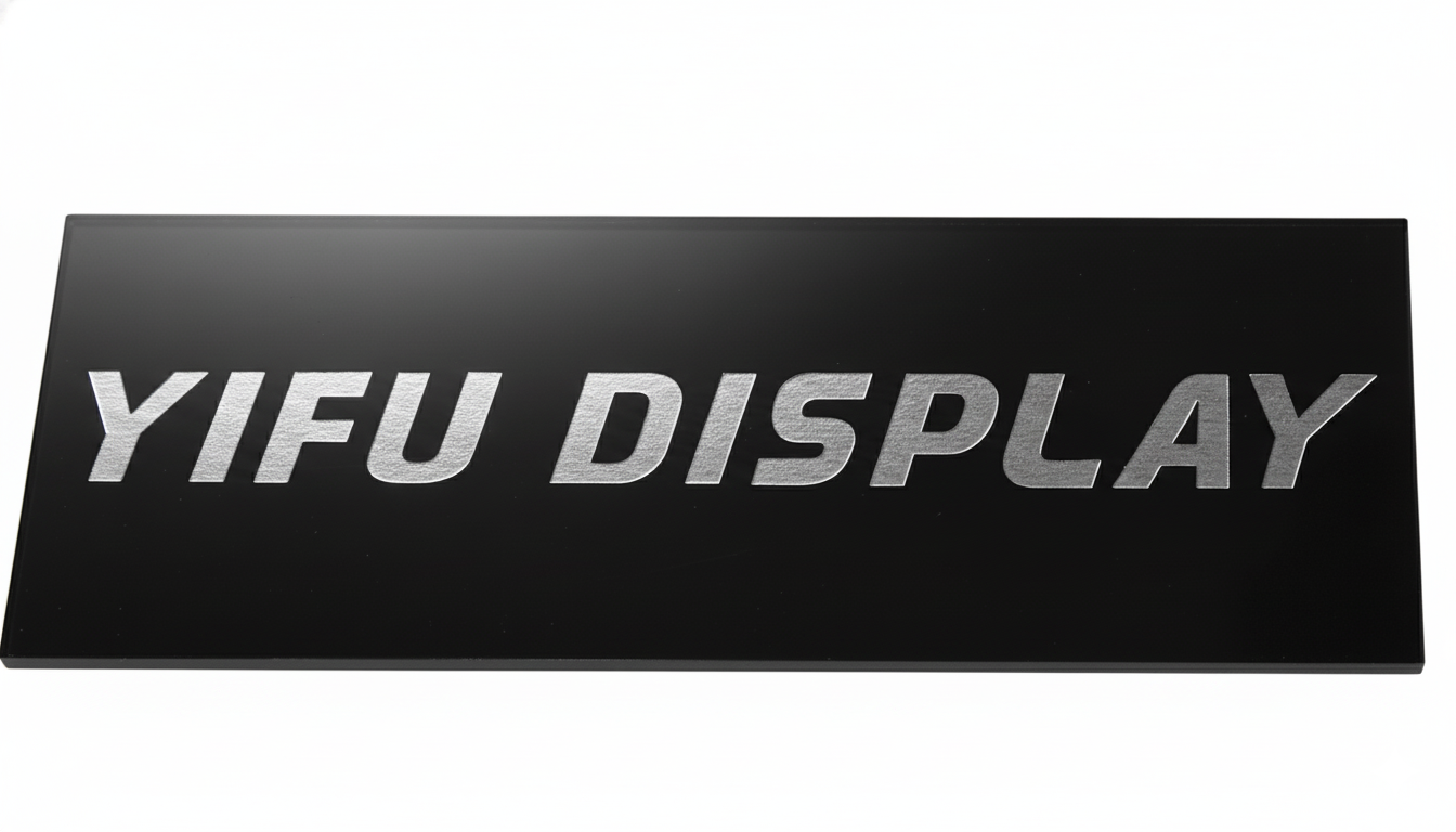 Silver Screen Printing on Acrylic Display